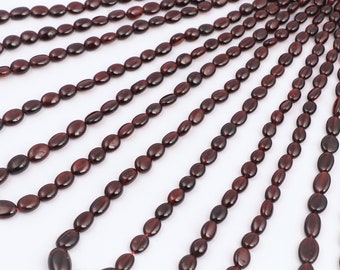 AAA Quality Natural Garnet Smooth Oval 4x6-7x10mm Beads, Garnet Plain Beads, Garnet Oval Beads,Garnet Oval Shape Beads,Garnet Beads, 16 Inch