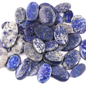 36 Pcs Lot Lapis Lazuli Oval Shape Gemstone, Blue Lazuli Calibrated Stone, Lazuli Cabochon,AAA Quality Lapis Lazuli, 16x23-25x44mm ,1211 Cts
