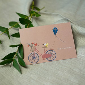 Biglietto d'auguri "Buon divertimento!" su robusta carta di cotone •