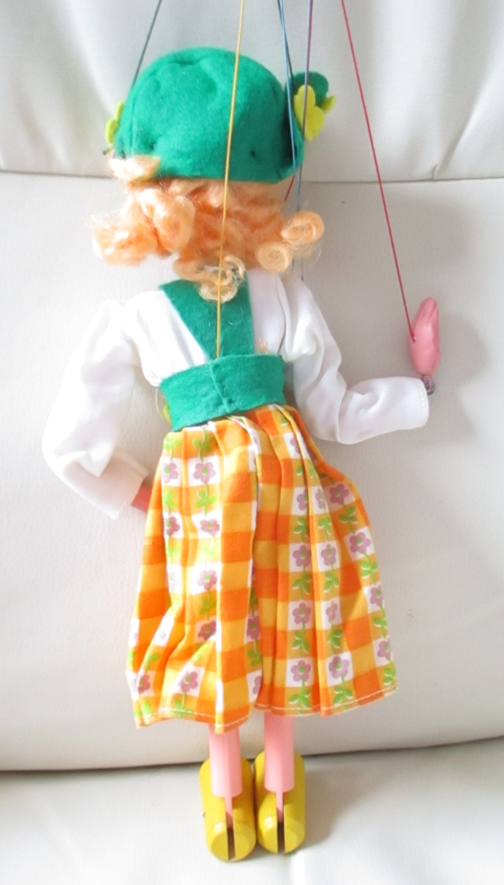 Vintage Pelham Puppet SS Tyrolean Girl Boxed Wooden Head Etsy