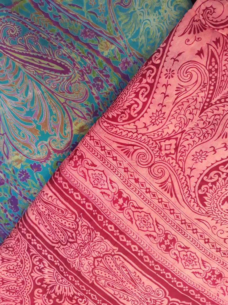 Vintage Silk Recycle Pure Silk Remnants50 Pieces of Silk Etsy