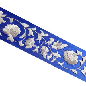 Vintage indisk kantband, bandsari-kantning, handgjord antik broderad lehenga fåll spetslapp tygremsa etnisk dekor SG251