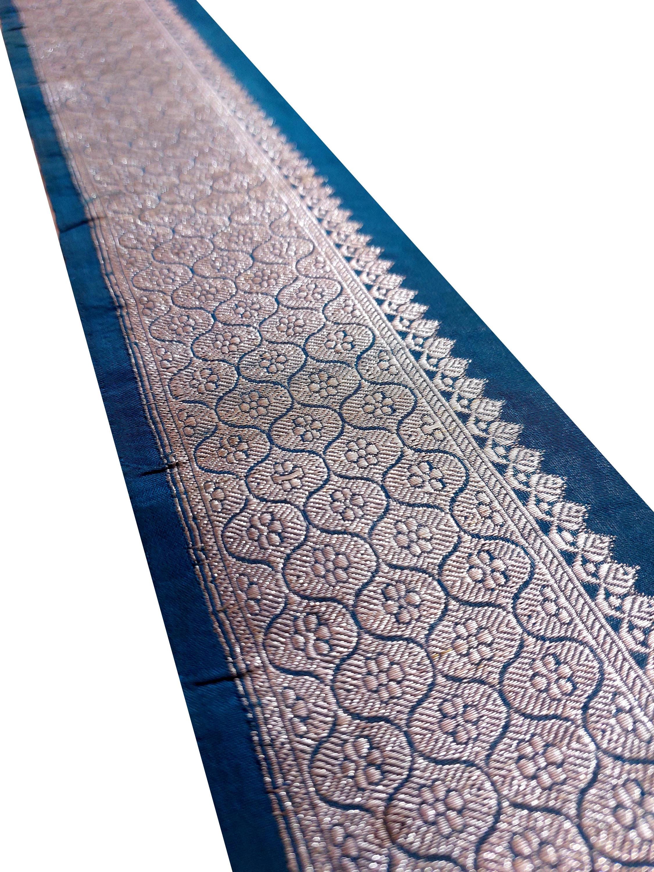 Vintage Banarasi Brocade Saree Border, Brocade Trim Craft Ribbon ...