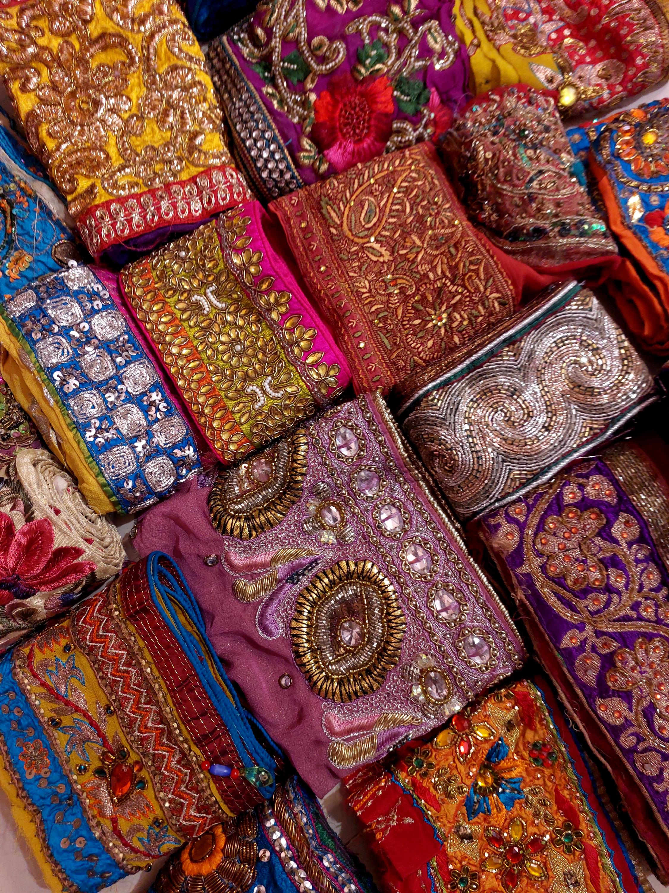 Indian Embellished Fabric