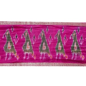 Vintage Indian Sari Border Used Ikat Trim Ribbon Women Antique Ribbon Hand Woven DIY Home Decor Craft Decor DIY Ethnic Lace SI102
