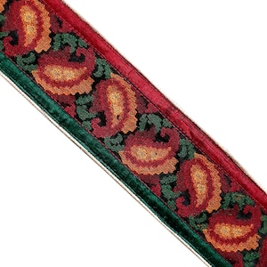 Vintage Indian Border Trim Ribbon Saree Trimming Hand Crafted Antique Ricamato Lehenga Hem Lace Patch Panno Striscia Decorazioni etniche SI96
