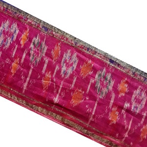 Vintage Indian Border, Sari Trim, Hand Made Ikat Lace, Used Saree Ribbon, Lehenga Hem, Embroidered, Traditional DIY Decor India, sari trim SG339