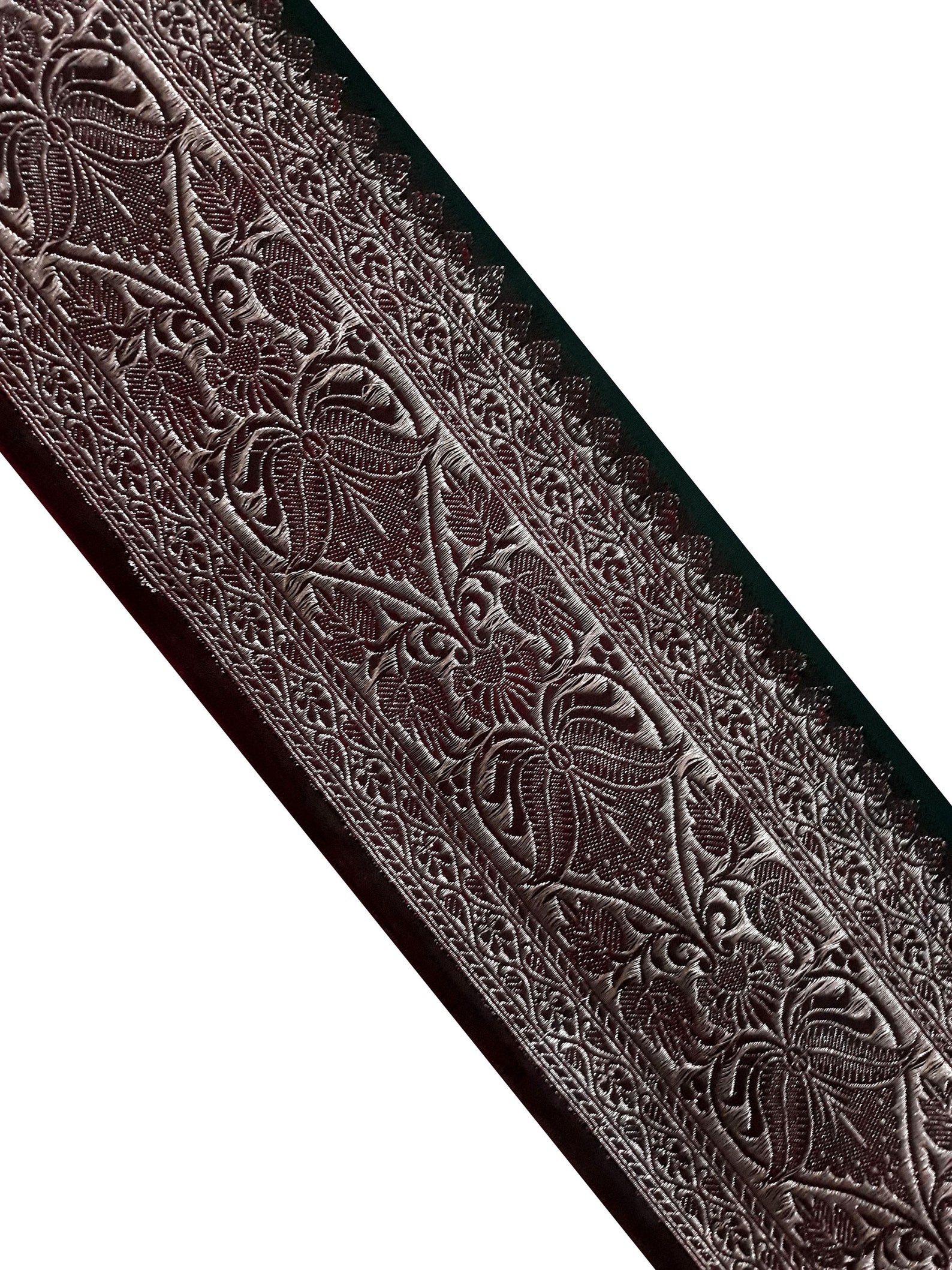 Vintage Banarasi Brocade Saree Border, Brocade Trim Craft Ribbon ...
