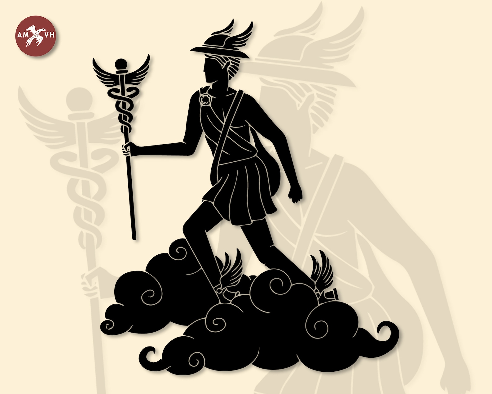 Hermes Greek Mythology God Olympian Deity Titan Myth Drawing - Etsy
