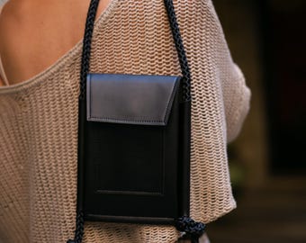 Vegan Leather Phone Crossbody Bag: Summer Festival Bag