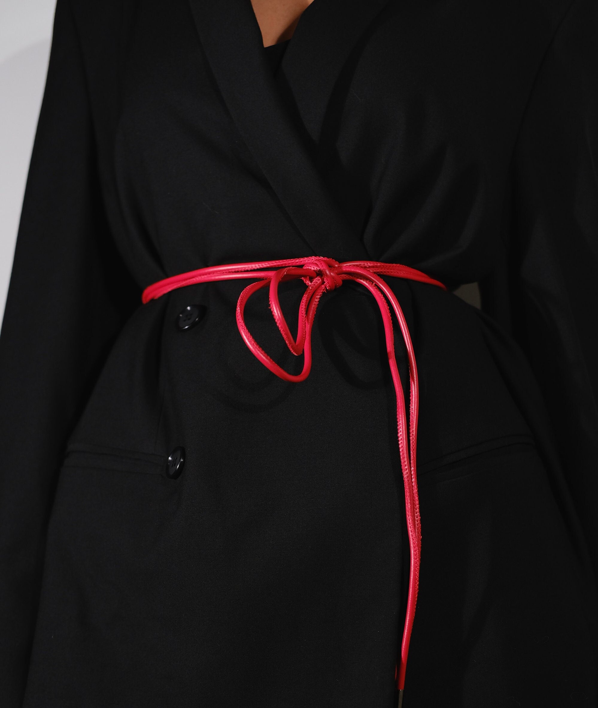 Extra Long Rope Knotted Belt -Versatile Extra Long Rope Belt with Trendy Knot Detail -Knotted Belt for Stylish Outfits