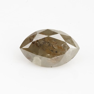 2,28 ct Salz und Pfeffer Marquise Diamant Natur grünlich grau rustikaler Marquise Schliff Diamant lose Fancy Marquise Schliff Diamant