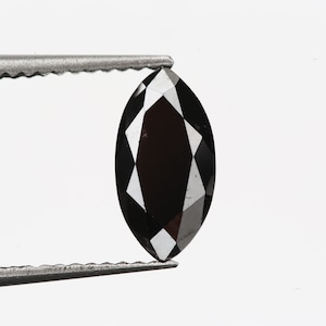 1.13 ct Natural loose Black marquise diamond marquise cut diamond Jet black AAA marquise brilliant cut diamond for promise ring