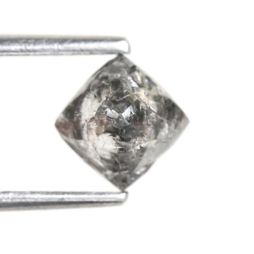 Natural Rough Diamond Raw Uncut Diamond Loose Salt Pepper Rustic Unique ...