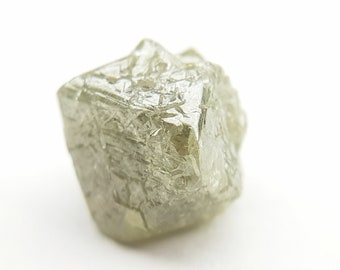 5.08 Ct Natural Light Yellow Rough Diamond Crystal Raw Uncut Diamond Mineral for Jewelry Making