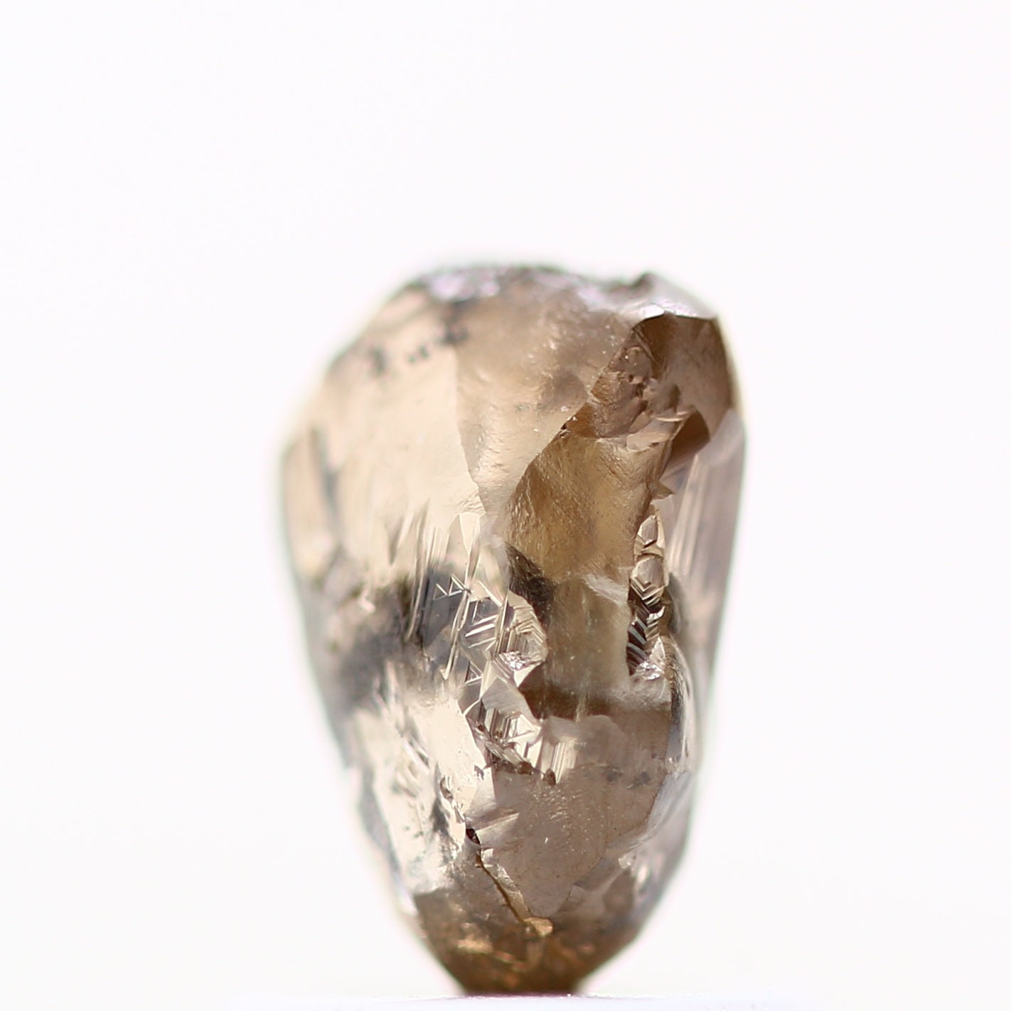 1.21 Ct Light Brown Rough Diamond, Uncut Crystal for Unique Ring - Etsy