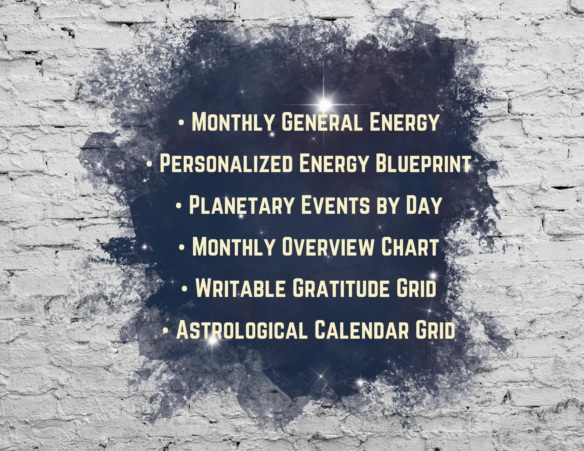 Pisces Astrology Calendar 2026: Detailed Monthly Horoscopes, Writable ...
