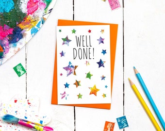 Well Done Card | Congratulations Card | Well Done Exams | Well Done New Job | Well Done Promotion | Graduation Card