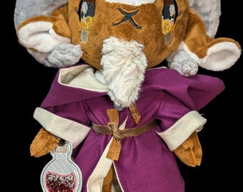Prepotente-inspired anthropomorphic goat plush