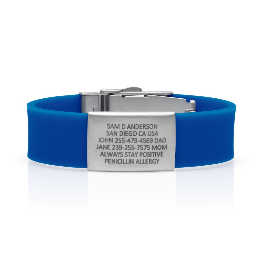 Customized PRO Runner ID Medical Alert Bracelet for Cycling Etsy