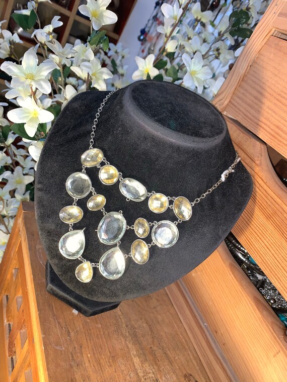 Vintage gem neckpiece