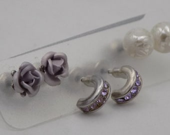 Boucles d'oreilles,clous,boucles vintage,en résine beige,cadeau vintage,bijoux vintage,Cadeau femme,cadeau fille,bijoux femme,bijoux fille