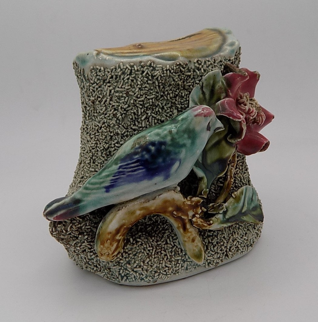 Tirelire Vintage, en Porcelaine à Décor Fleurs en Relief, Année 1980, Objet Vintage, Cadeau Vintage,