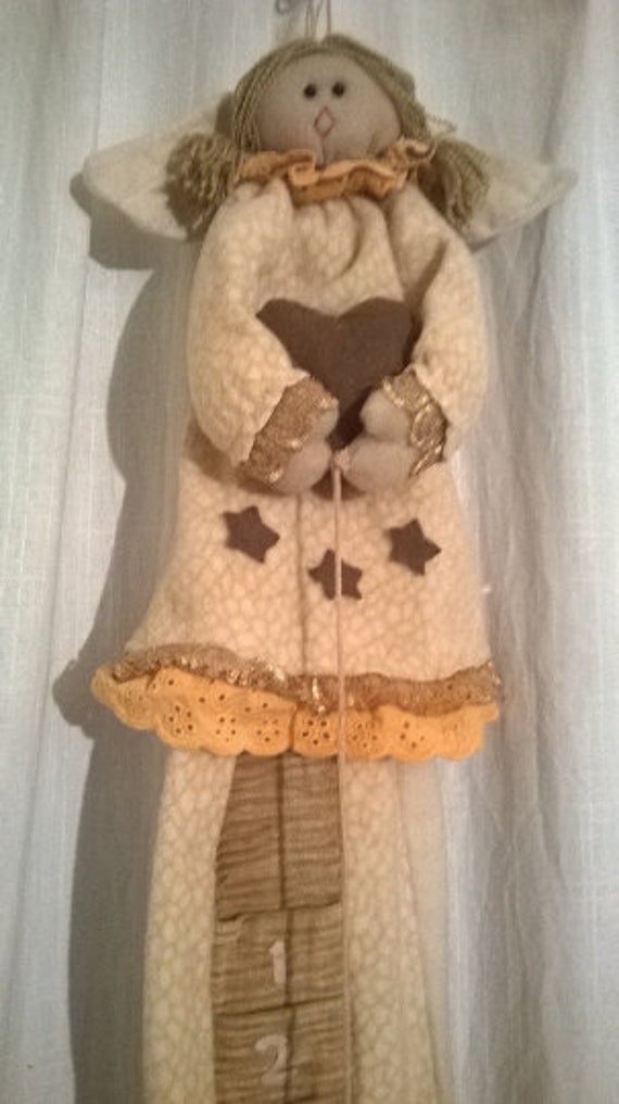 Calendrier Vintage, Pour Chambre Enfant, Couleur Beige, Calendrier en Tissu, Objet Vintage, Cadeau E