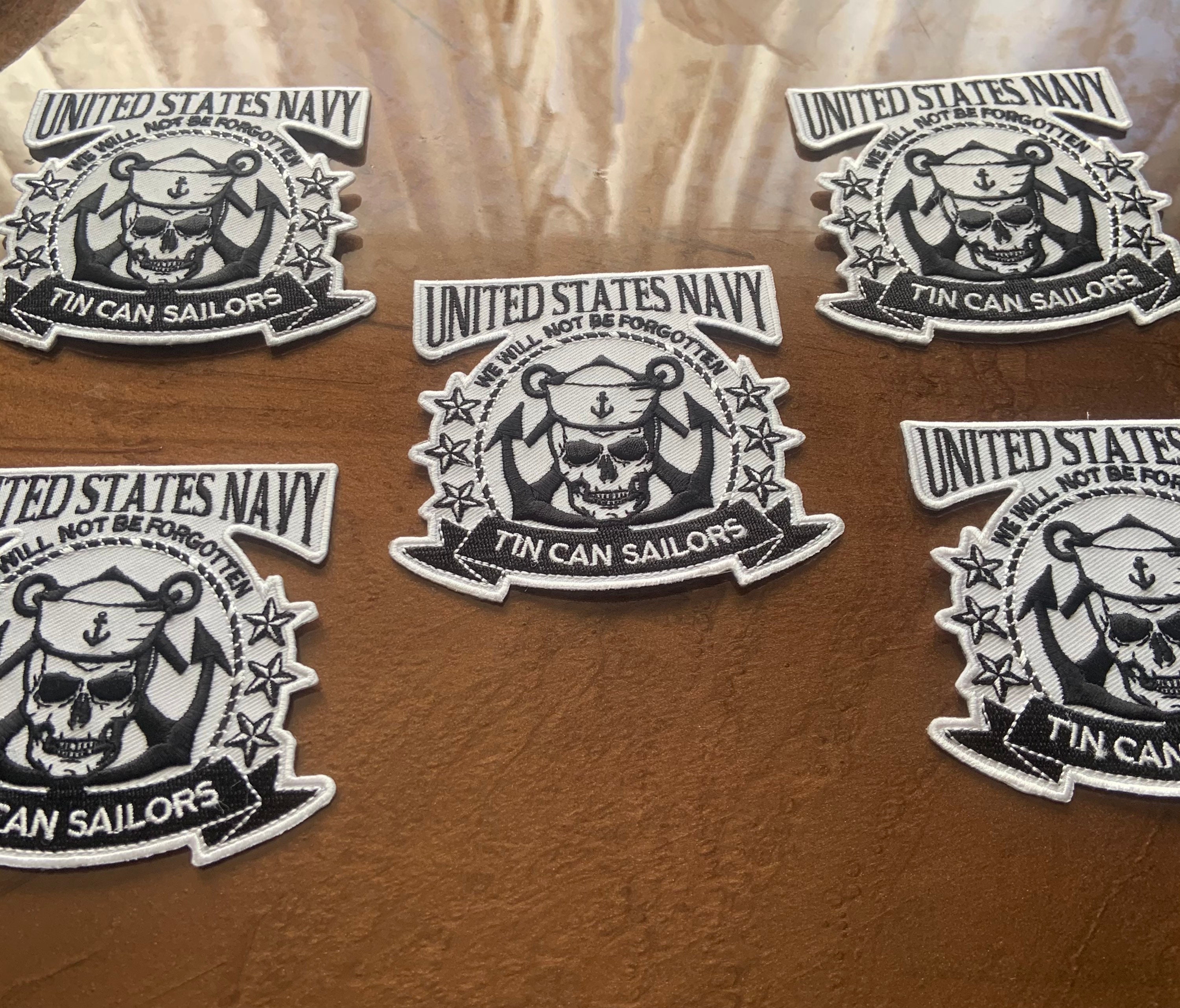 United States Navy Tin Can Sailor Sew on Patch, Military Pride, USN Etsy