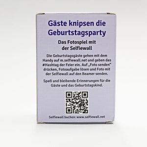 100 Aktionskarten zum Geburtstag, Fotospiel Gäste knipsen die Geburtstagsparty, Fotoaufgaben, Partyspiel, Geburtstagsgeschenk Bild 2