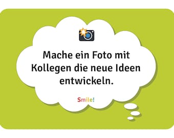 225 Fotobox-Aufgaben, Teambuilding auf Firmenevents, PDF-Vorlage, Fotoaufgaben zum Ausdrucken, White Label Design, passt zu allen Fotoboxen