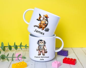 Personalised "Future Professional" Kids Mugs | Unbreakable 6oz Polymer Cup