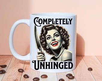 Completely Unhinged Retro mug