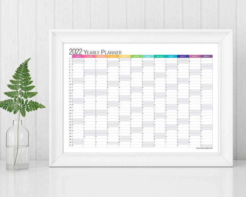 2022 Yearly Calendar 11X17 Printable Color Block Wall Etsy New Zealand 2022-yearly-calendar-11x17-printable-color-block-wall-etsy-new-zealand