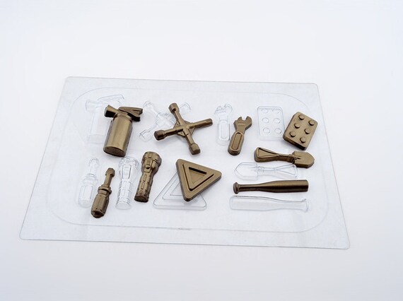 AUTO TOOLS SET Mini-Schokoladenformen, Automechaniker-Werkzeugset-Formen,  Automobilwerkzeugformen, Schokoladenplastik-Süßigkeitsformen,  Schokoladenform -  Österreich