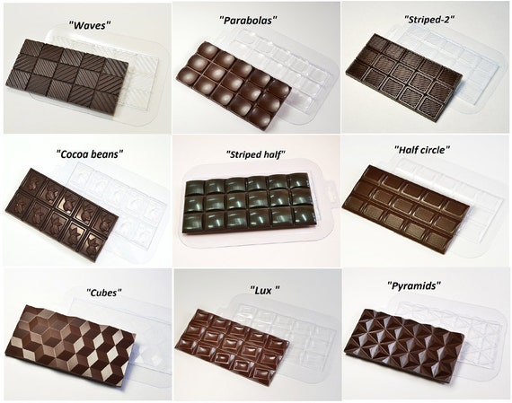 Chocolate Bar Mold for Handmade Chocolate, Crafts Molds Plastic