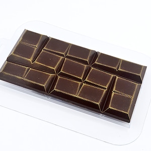 CandyMake Chocolate Bar Making Mold | BPA Free | Hard Mold for Making Your Own Chocolate Candy Bars at Home or Commercial | Multi Design | Easy to Use