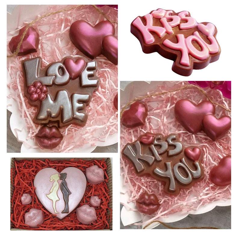 Heart 2 Love Chocolate mold Valentines Day Mothers Day Etsy