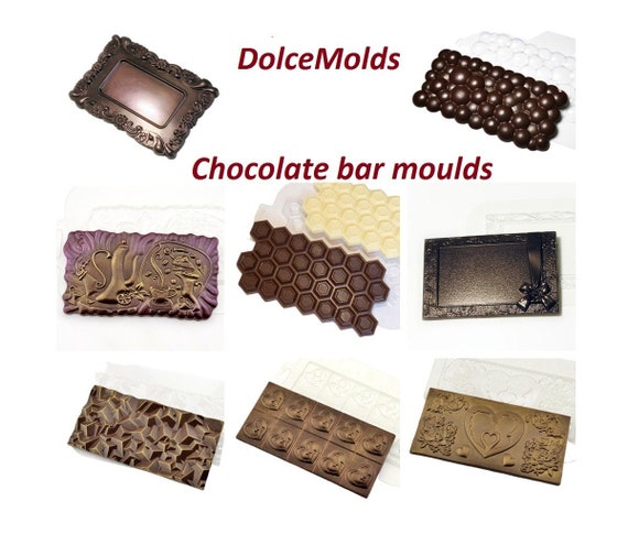 Chocolate Bar Mold for Handmade Chocolate, Crafts Molds Plastic Mold  Chocolate Mold 3 