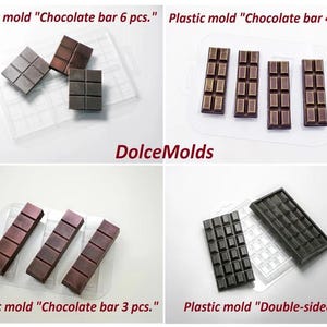 CHOCOLATE BAR MOLDS, Chocolate Candy Molds, Candy Moulds, Plastic candy molds, chocolate mould, snack bar mold
