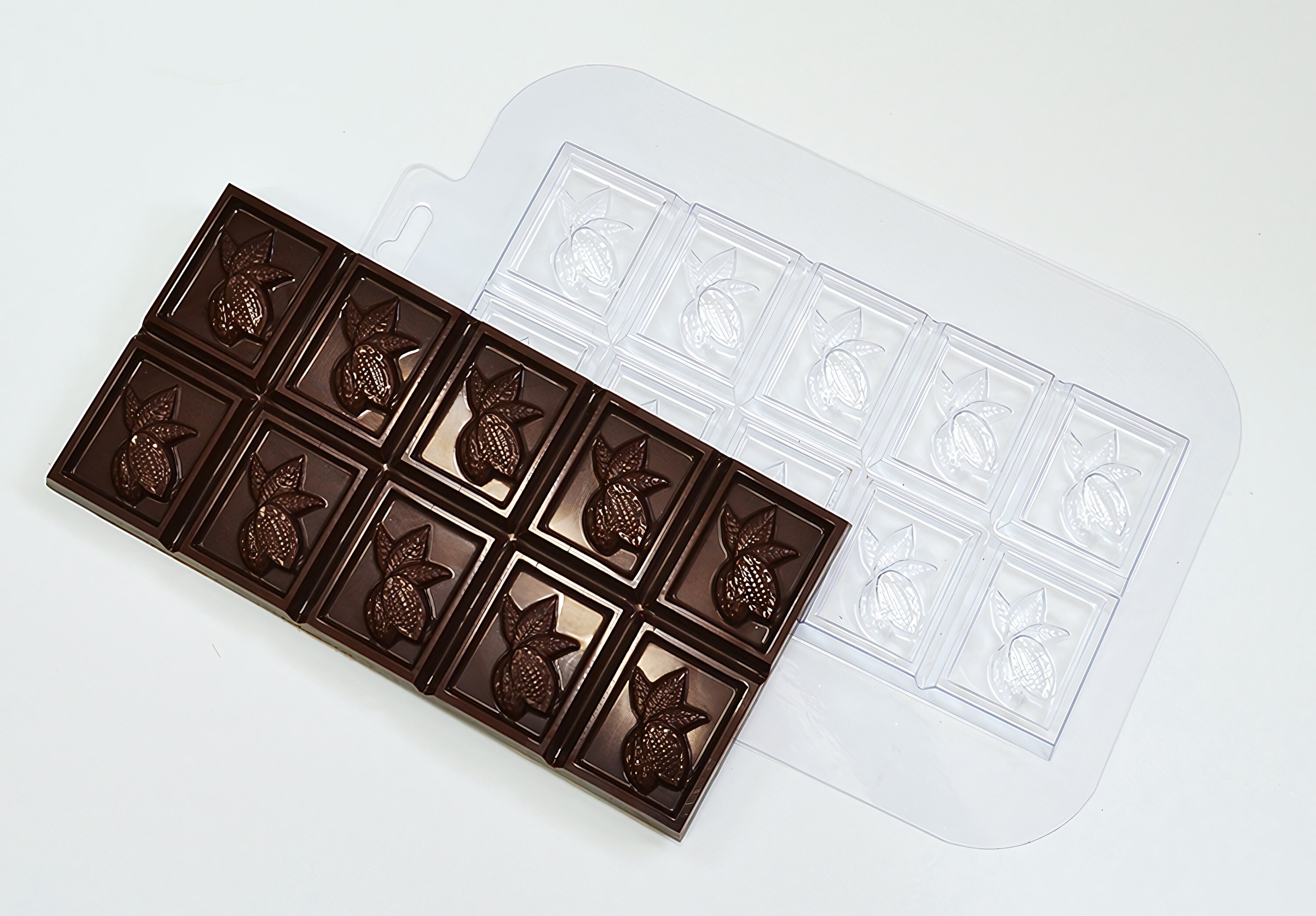 Plastic mold for chocolate bar CUBES ULTRA – Dolcemolds