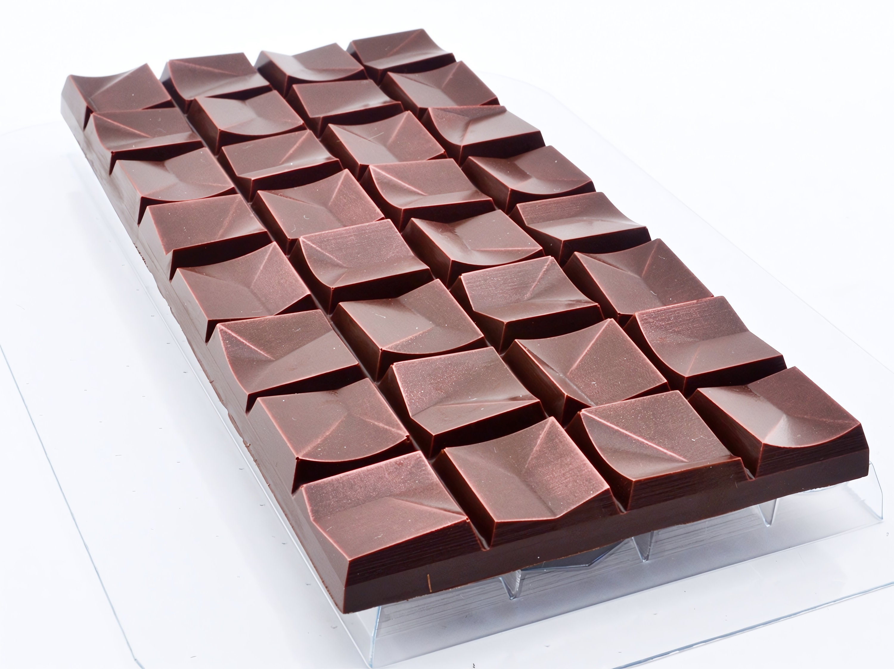 TRINITY Plastic Chocolate Bar Mold for Handmade Chocolate