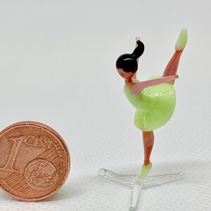 Ballerina figurine, genuine Murano glass of ballet dancer made in Venice