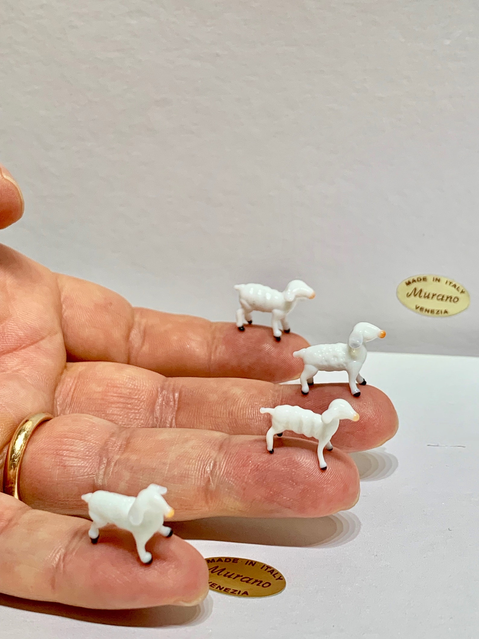 Nativity Set Murano Glass Italian Complete Scene Crib Made Etsy