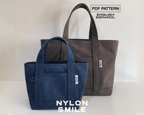 Pack de Patrones de Costura | Patrones Bolso Tote PDF | Mini y Grande | Descarga Digital | JUNO + KAIA