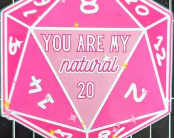 You are my natural 20 (with stars)