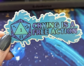 Crying is a Free Action
