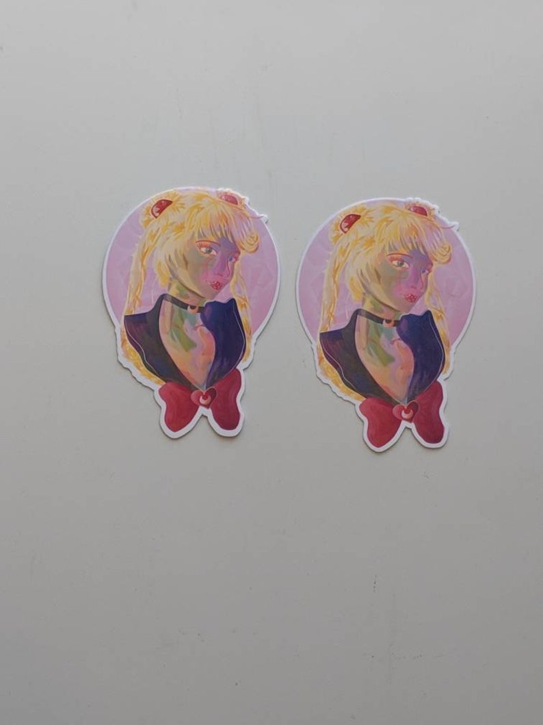 Watercolor style Sailor Moon Sticker
