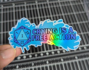 Crying is a Free Action | holographic