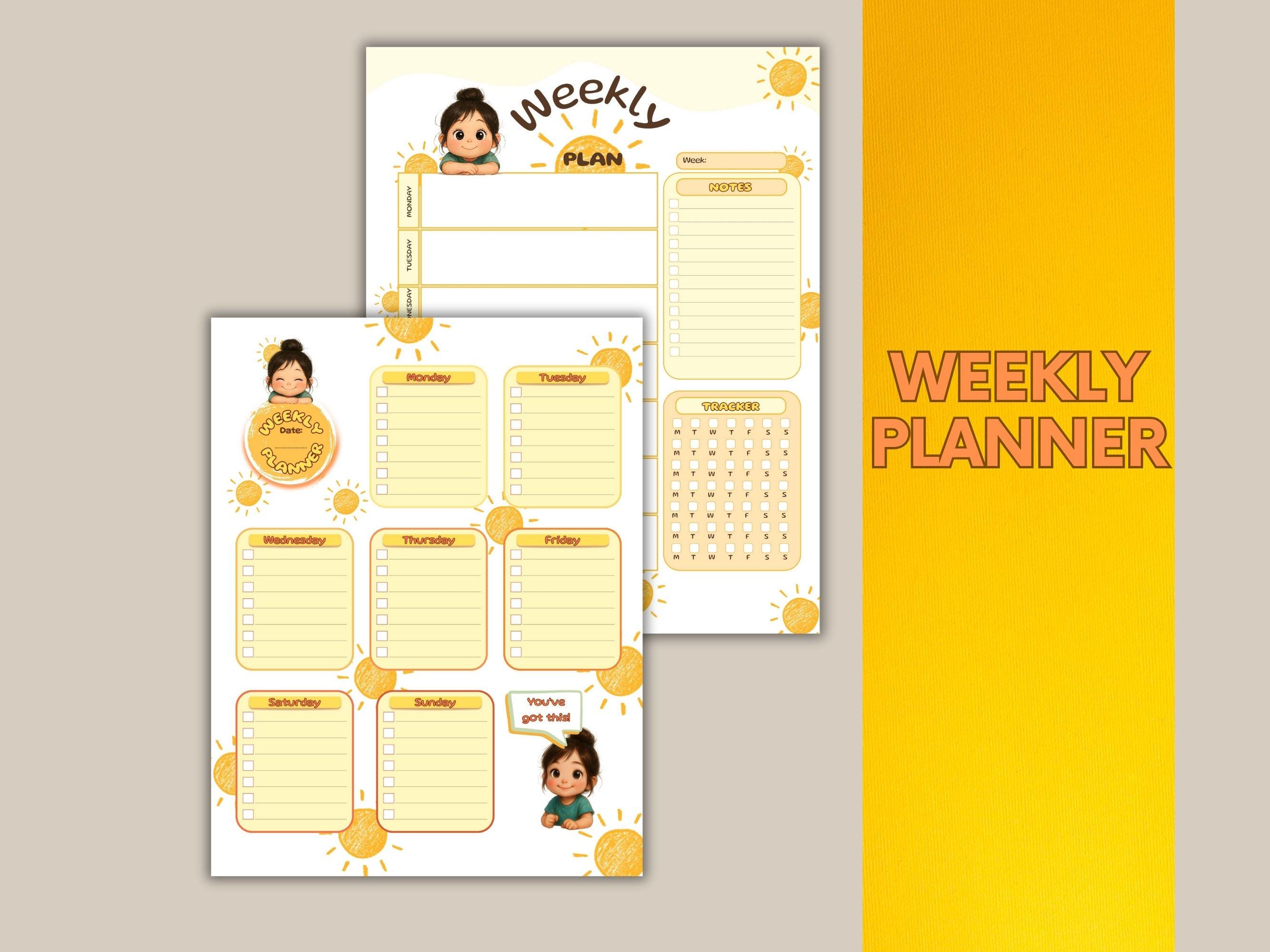 Cute Printable Planner Bundle | Printable to Do List | Daily Weekly ...